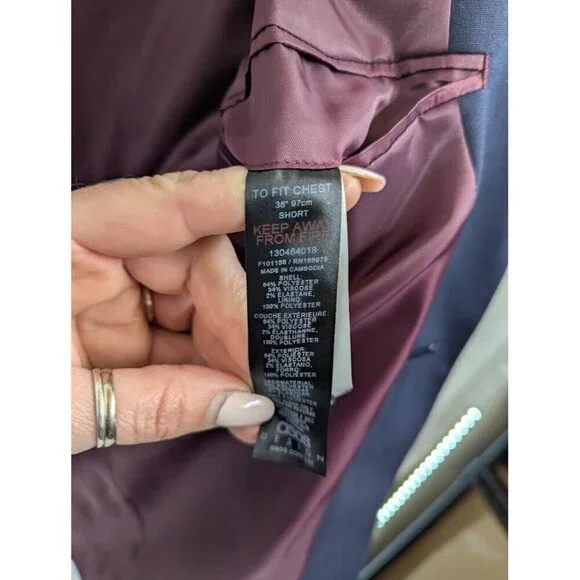 Asos Design Men's size 38" short Navy Blue suit jacket, blazer special occasion - Picture 4 of 8